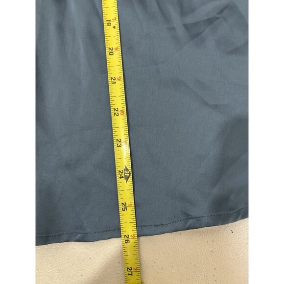 Cider Mini Satin Dress Front Tie Women Large - Picture 11 of 11